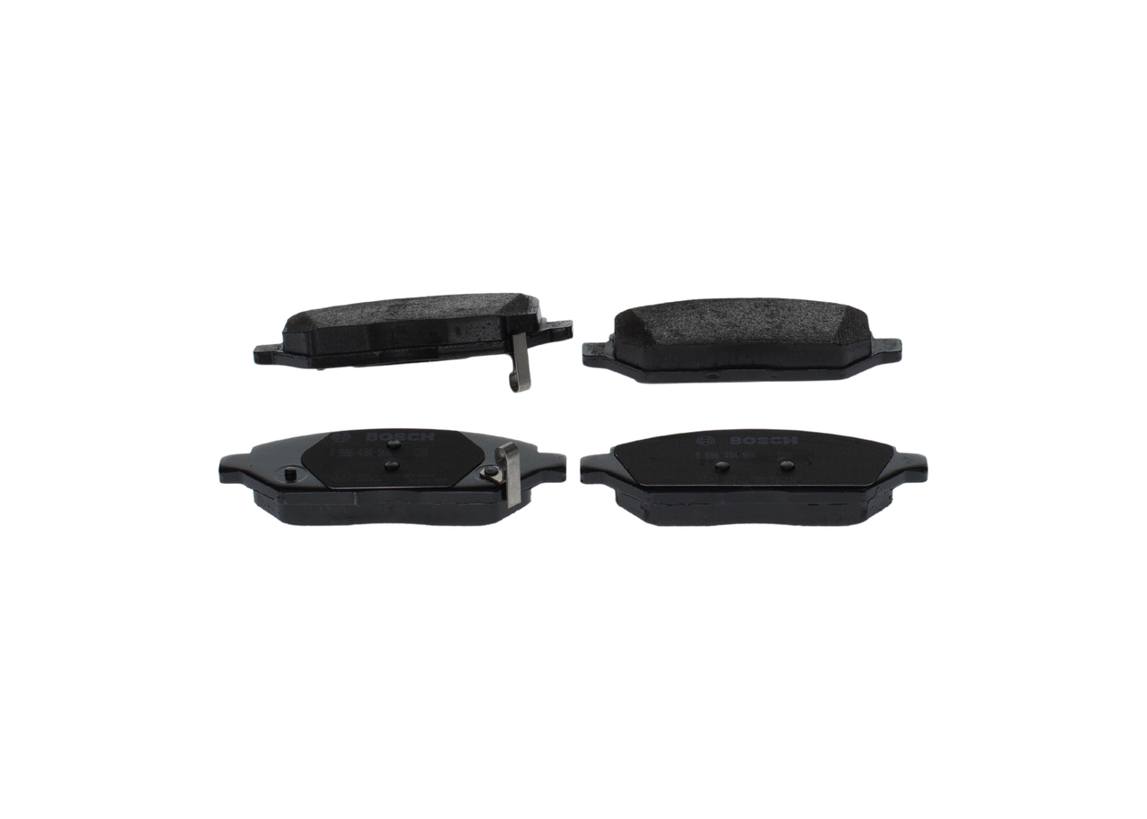 Комплект тормозных колодок, дисковый тормоз - 0 986 494 906 BOSCH