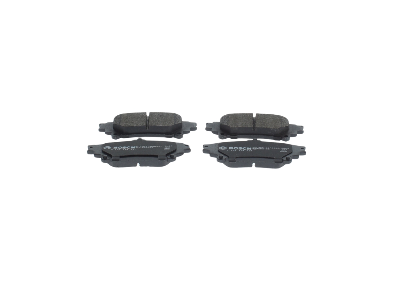 Brake Pad Set, disc brake - 0 986 494 907 BOSCH