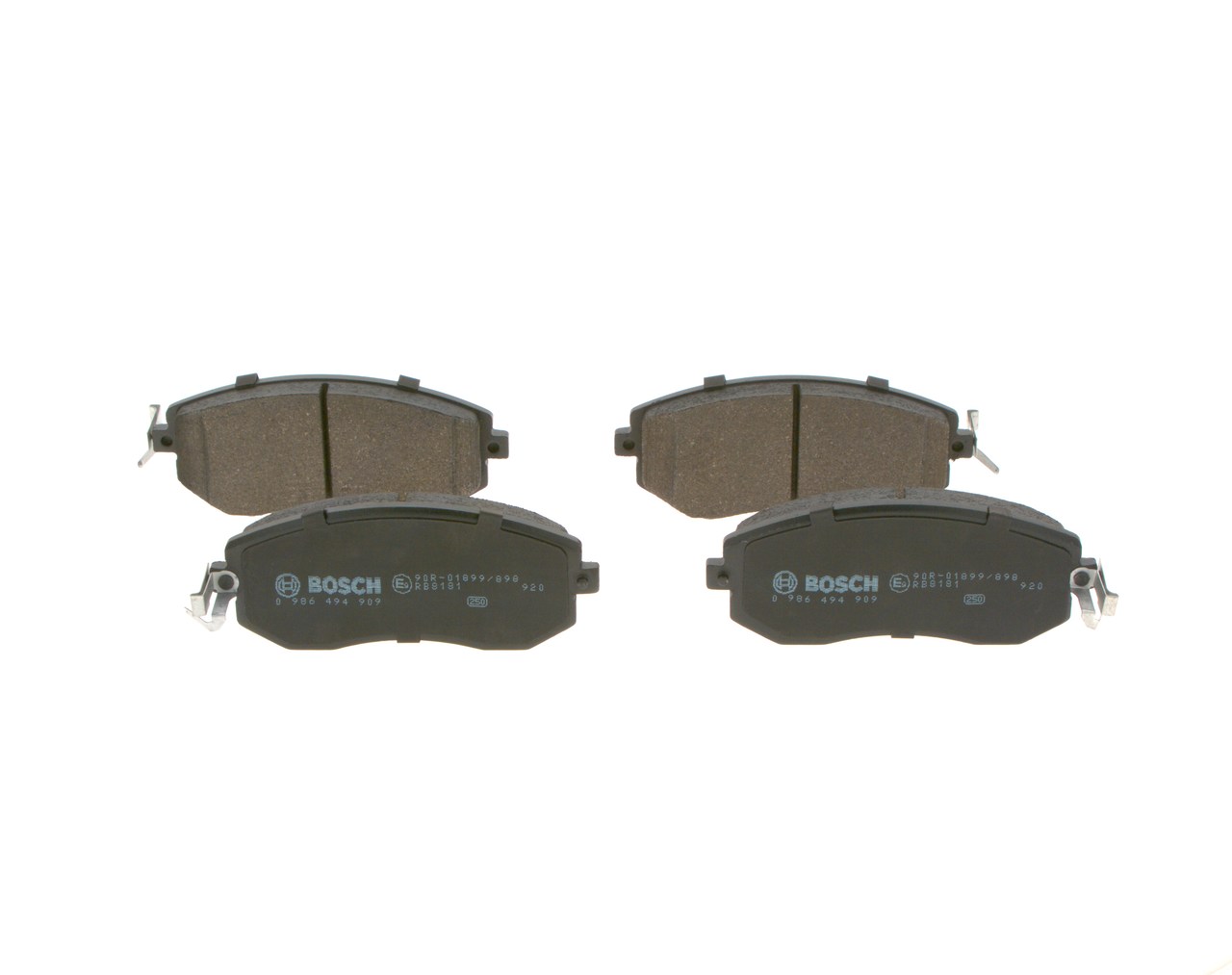 Brake Pad Set, disc brake - 0 986 494 909 BOSCH