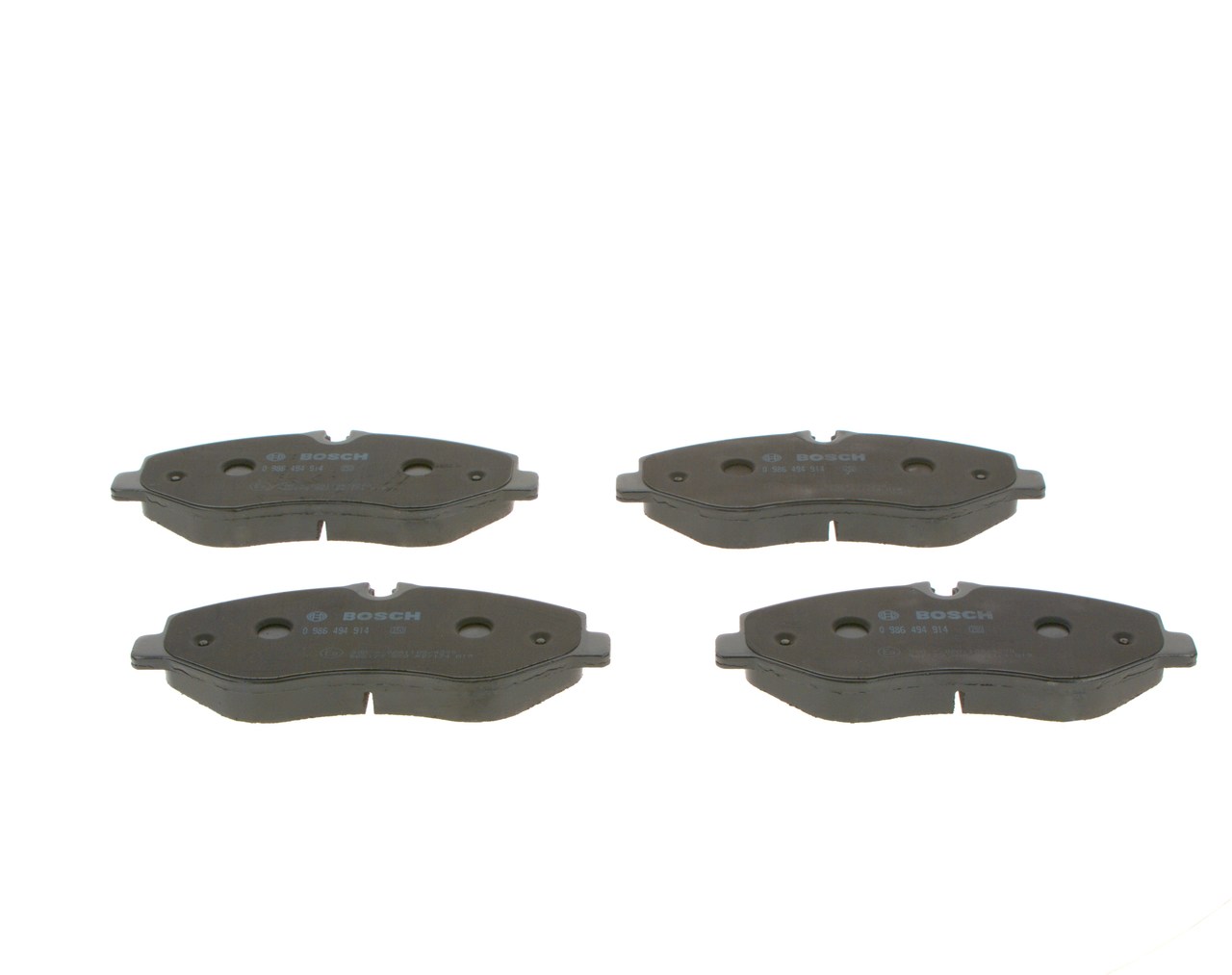 Brake Pad Set, disc brake - 0 986 494 914 BOSCH