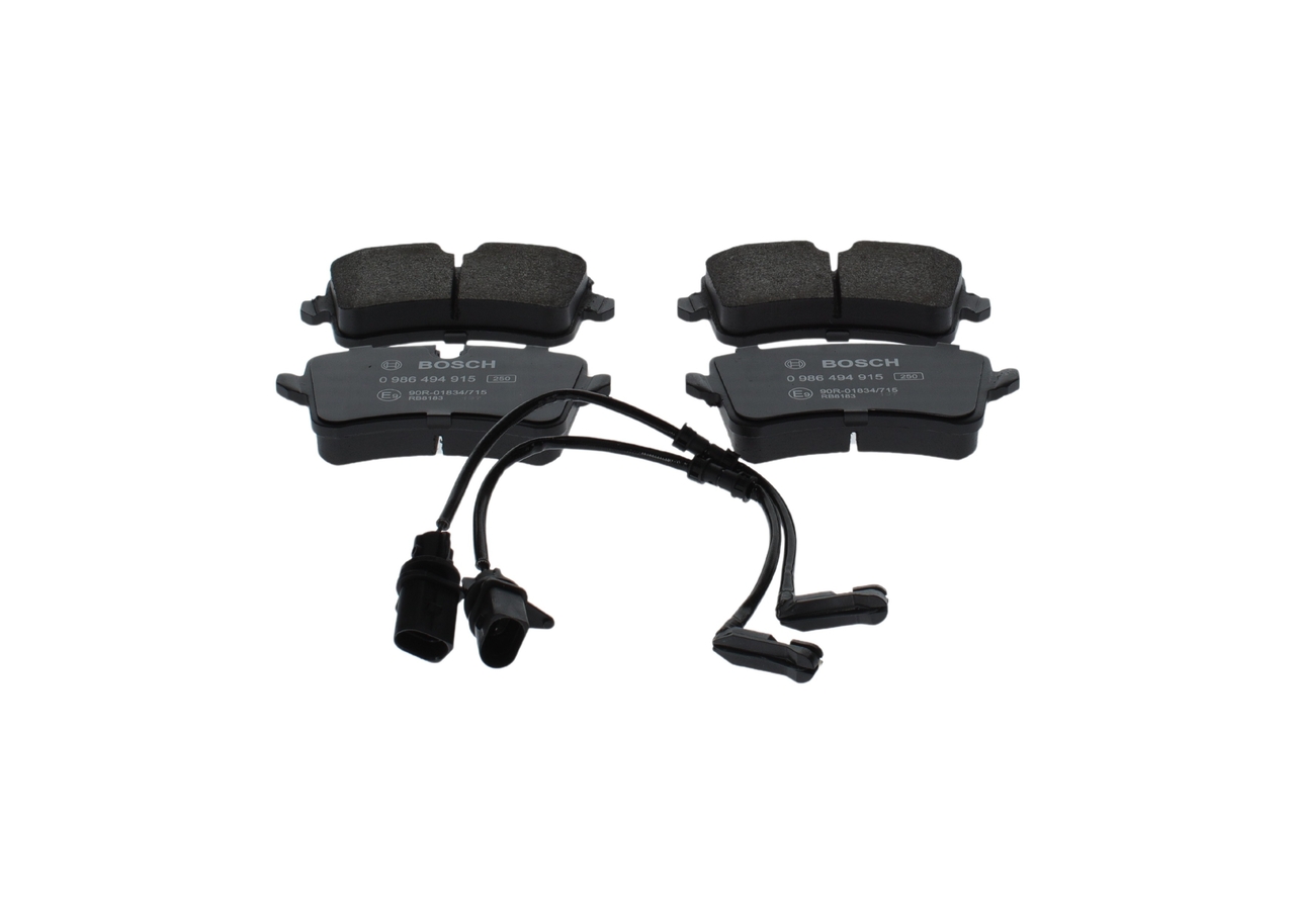 Brake Pad Set, disc brake - 0 986 494 915 BOSCH