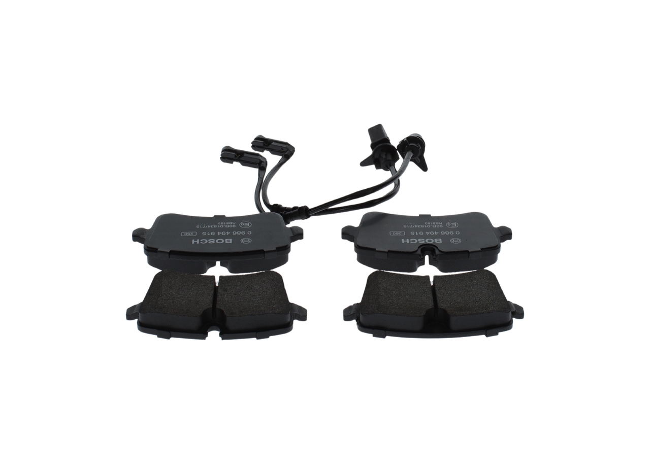 Brake Pad Set, disc brake - 0 986 494 915 BOSCH