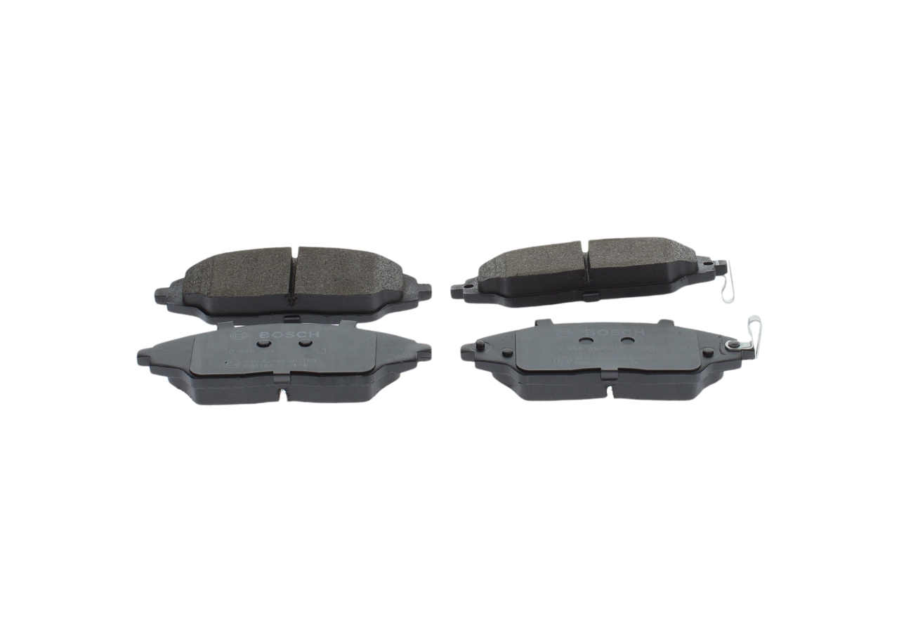 Комплект тормозных колодок, дисковый тормоз - 0 986 494 917 BOSCH