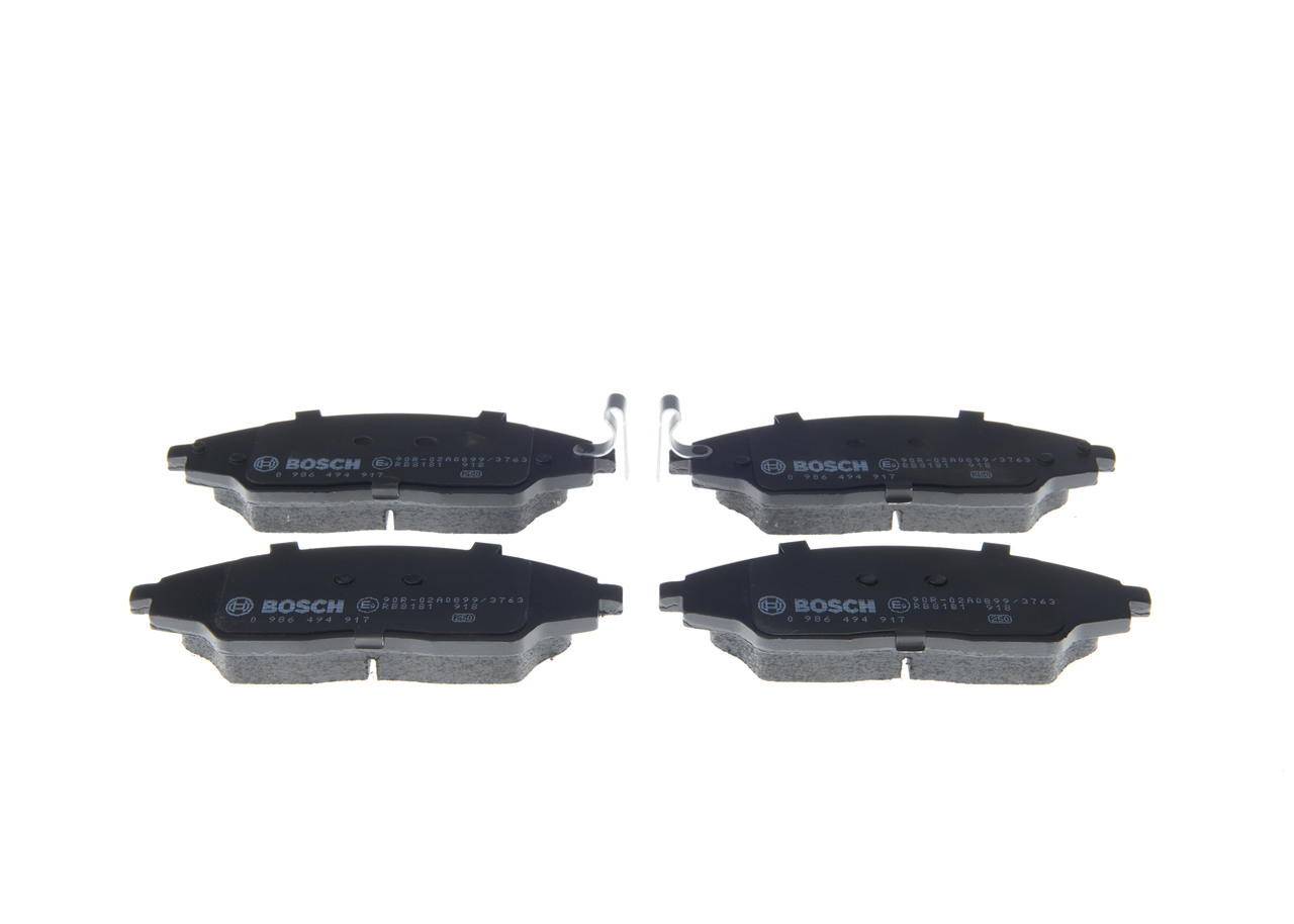 Brake Pad Set, disc brake - 0 986 494 917 BOSCH