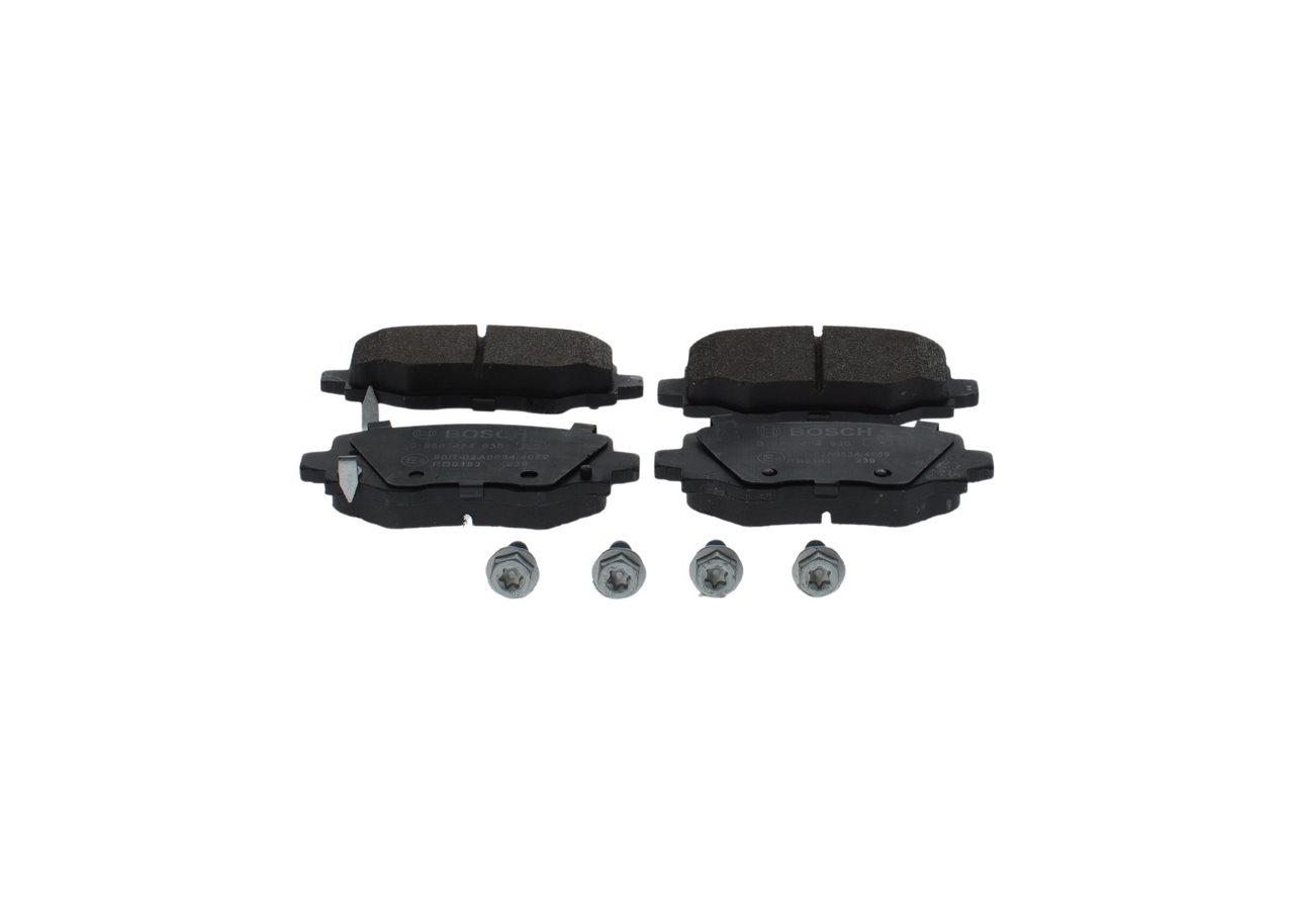 Brake Pad Set, disc brake - 0 986 494 930 BOSCH