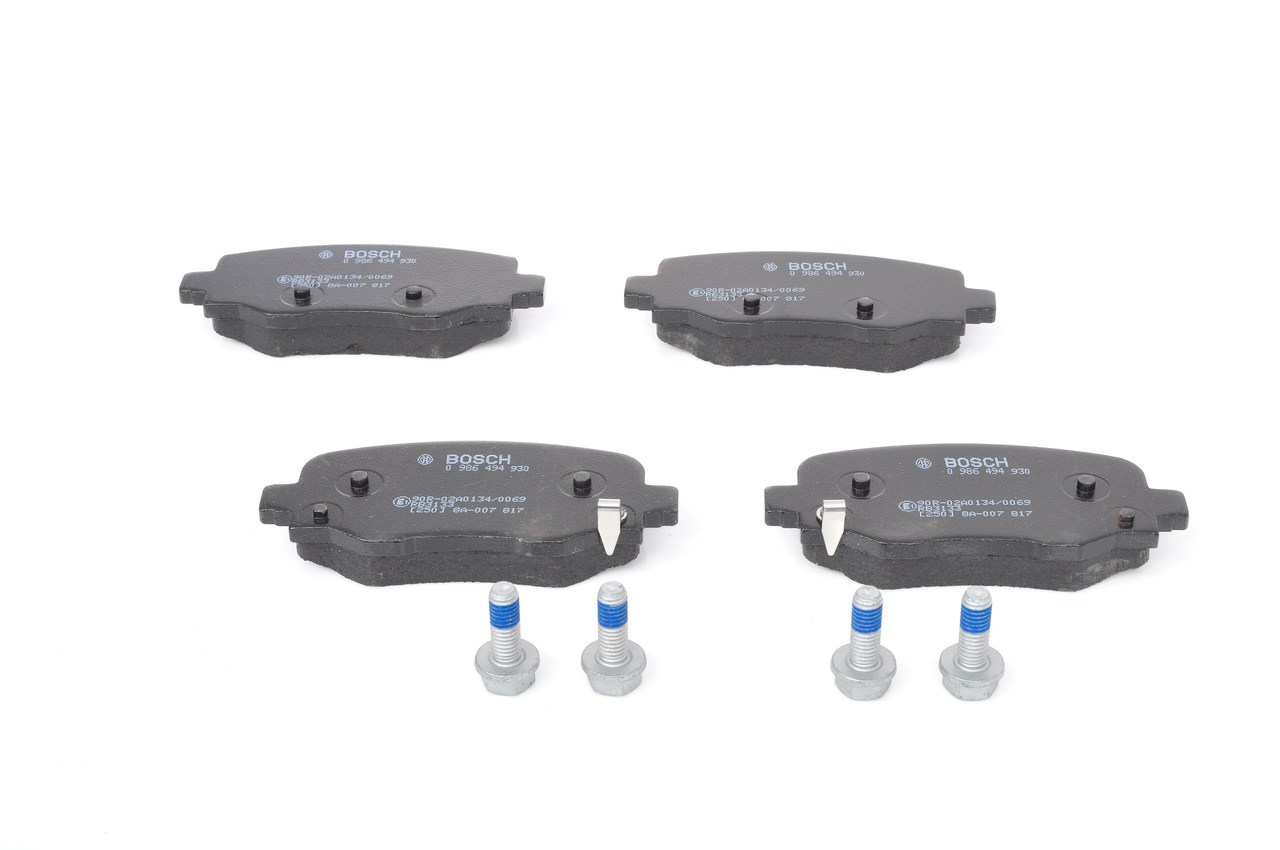 Brake Pad Set, disc brake - 0 986 494 930 BOSCH