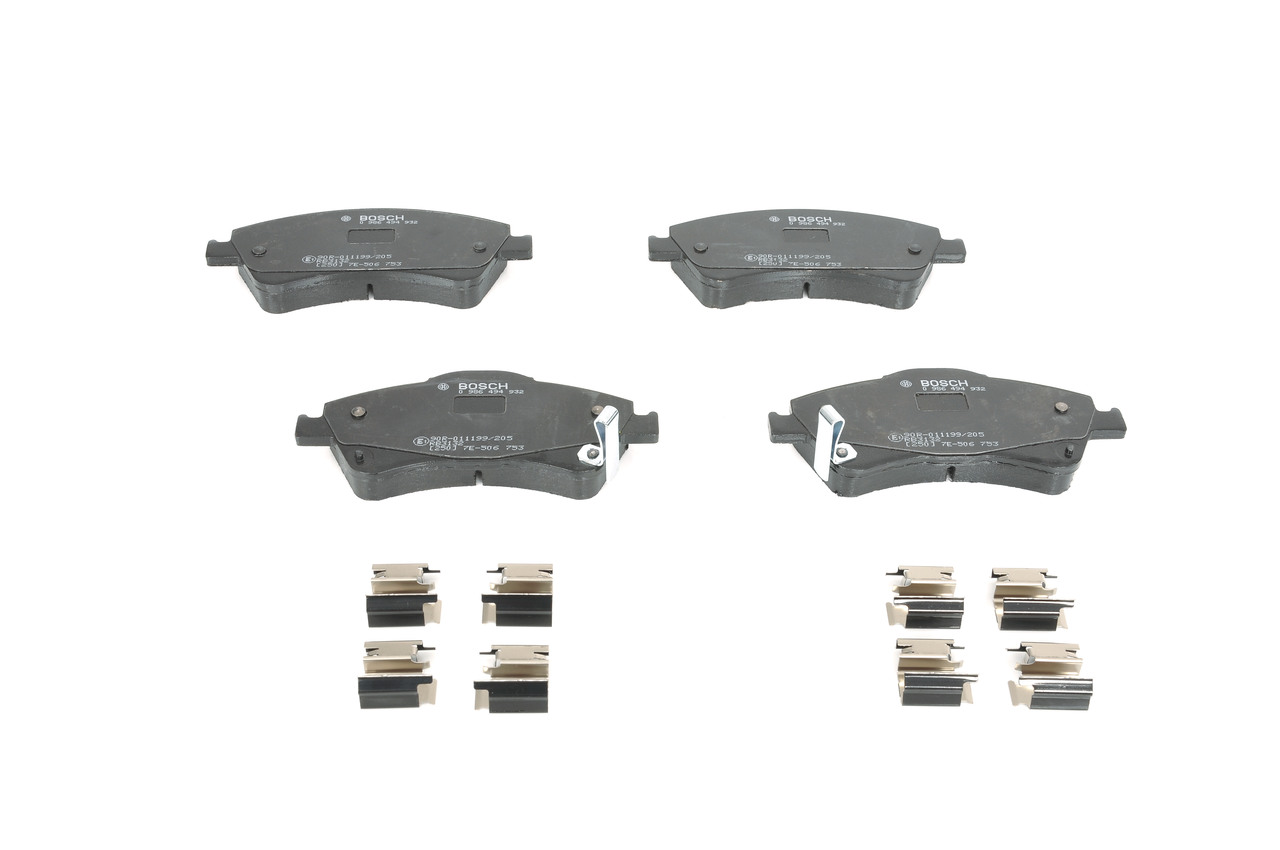Brake Pad Set, disc brake - 0 986 494 932 BOSCH