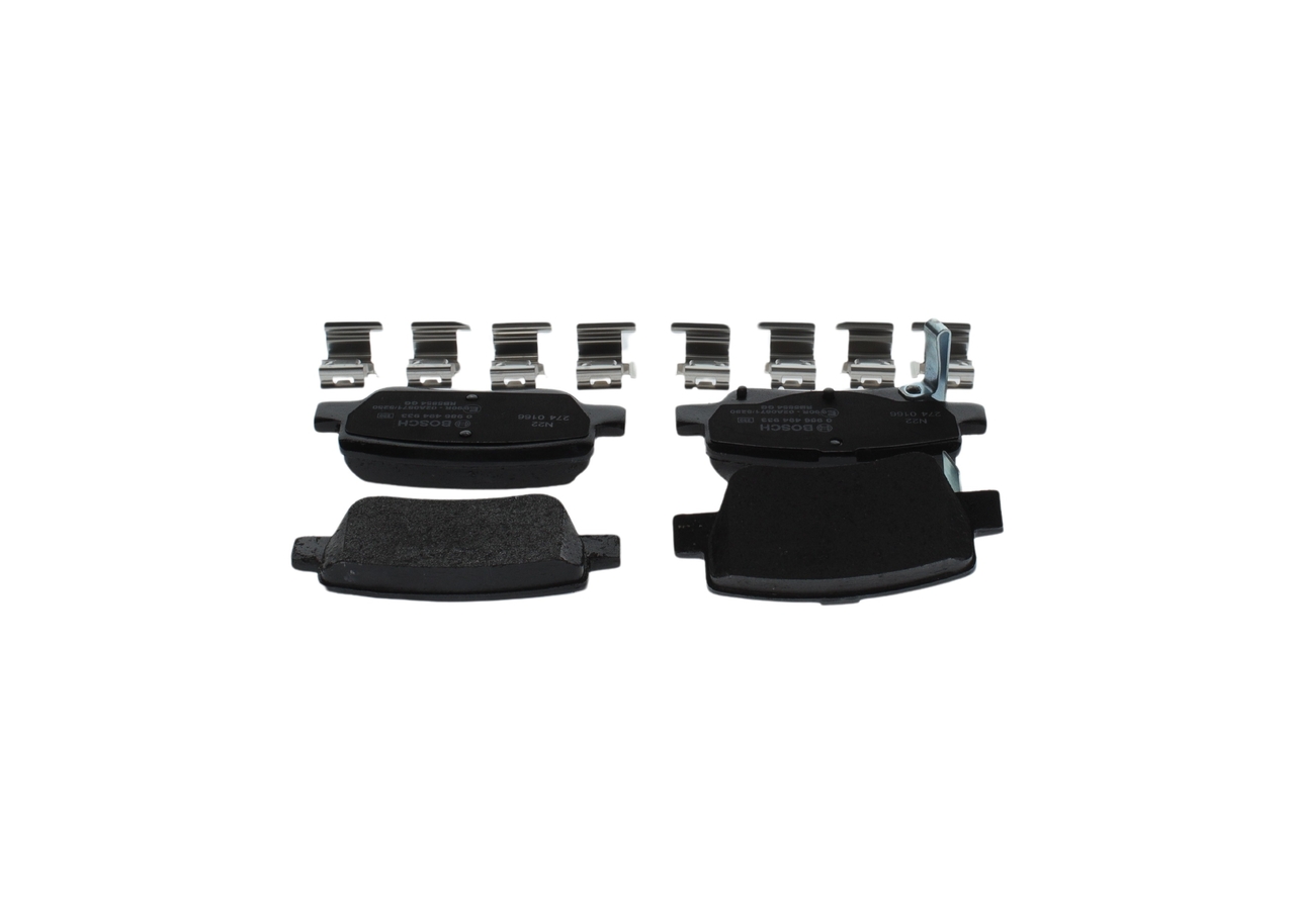 Brake Pad Set, disc brake - 0 986 494 933 BOSCH