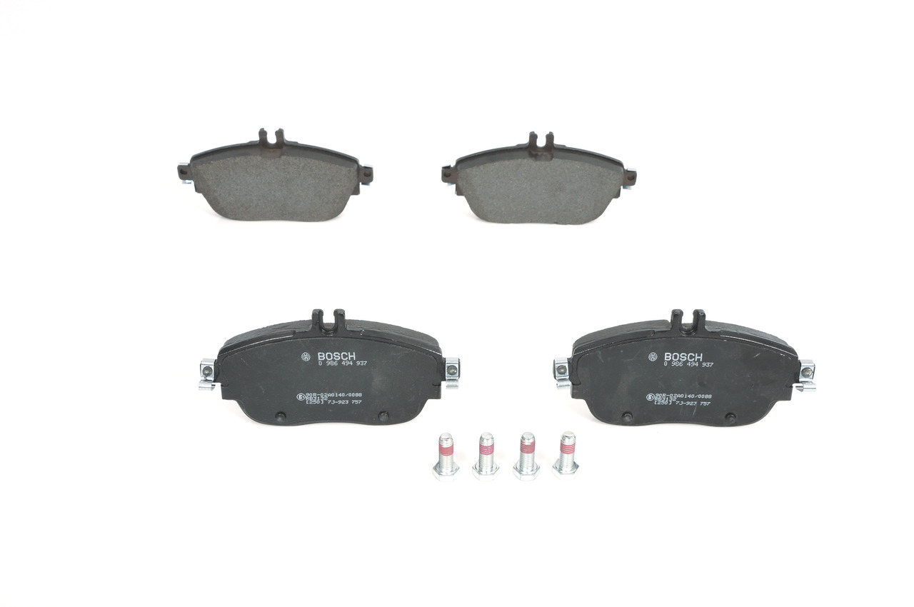 Brake Pad Set, disc brake - 0 986 494 937 BOSCH