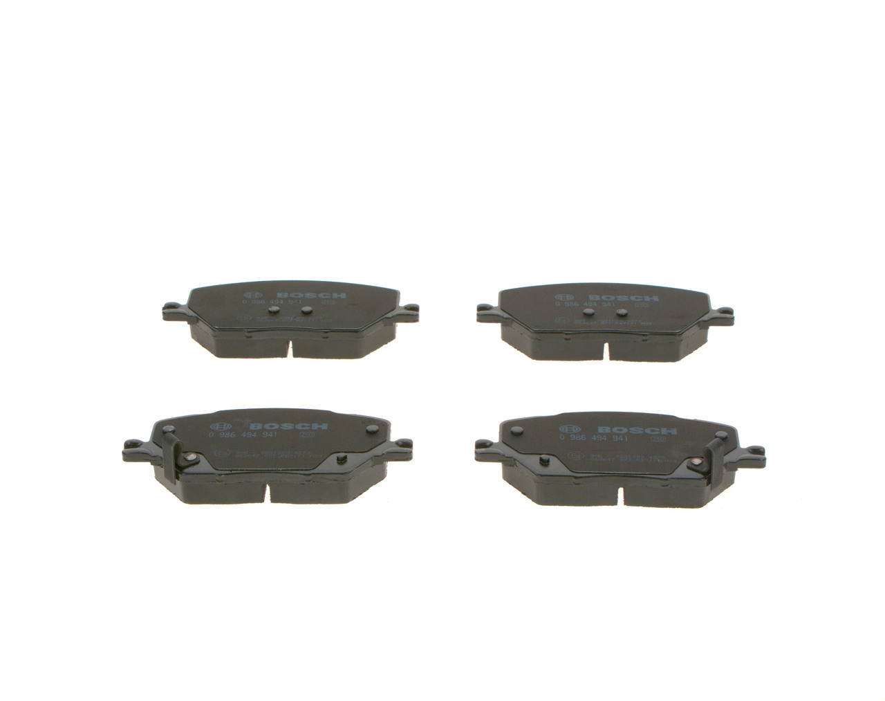 Brake Pad Set, disc brake - 0 986 494 941 BOSCH