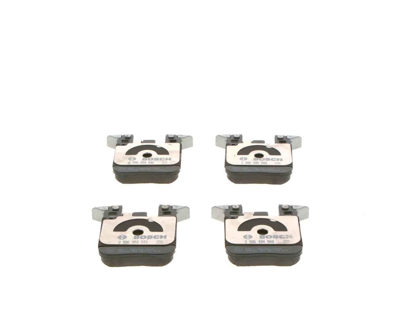 Brake Pad Set, disc brake - 0 986 494 948 BOSCH