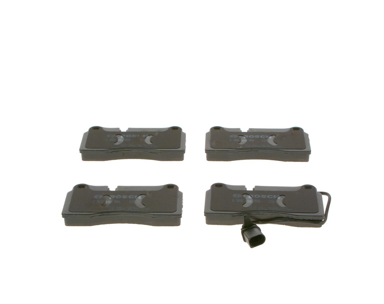 Brake Pad Set, disc brake - 0 986 494 956 BOSCH