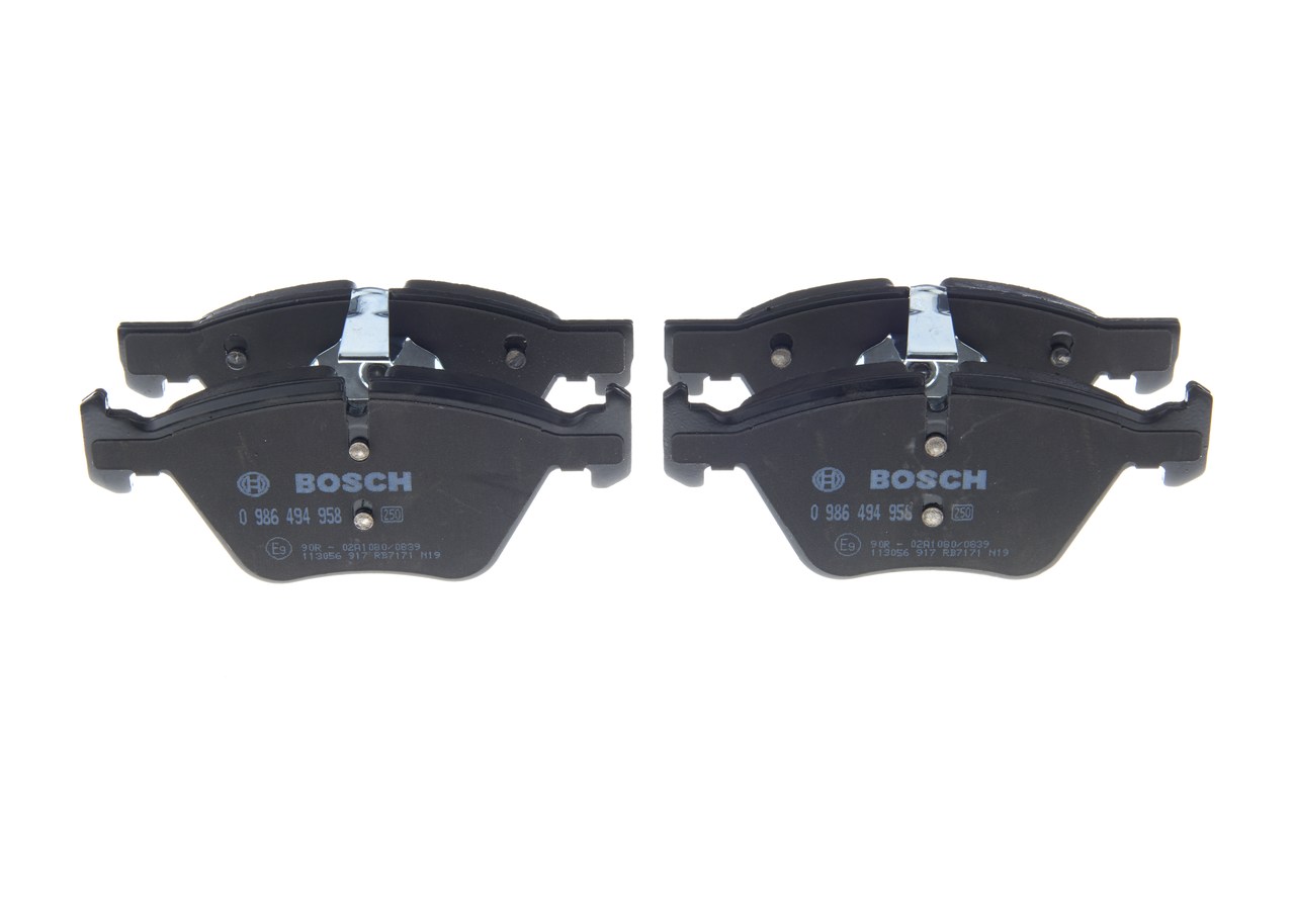 Brake Pad Set, disc brake - 0 986 494 958 BOSCH