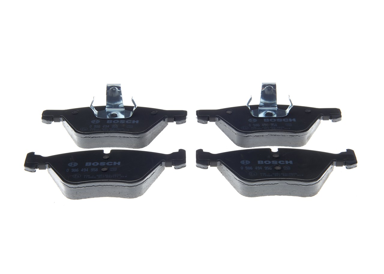 Brake Pad Set, disc brake - 0 986 494 958 BOSCH