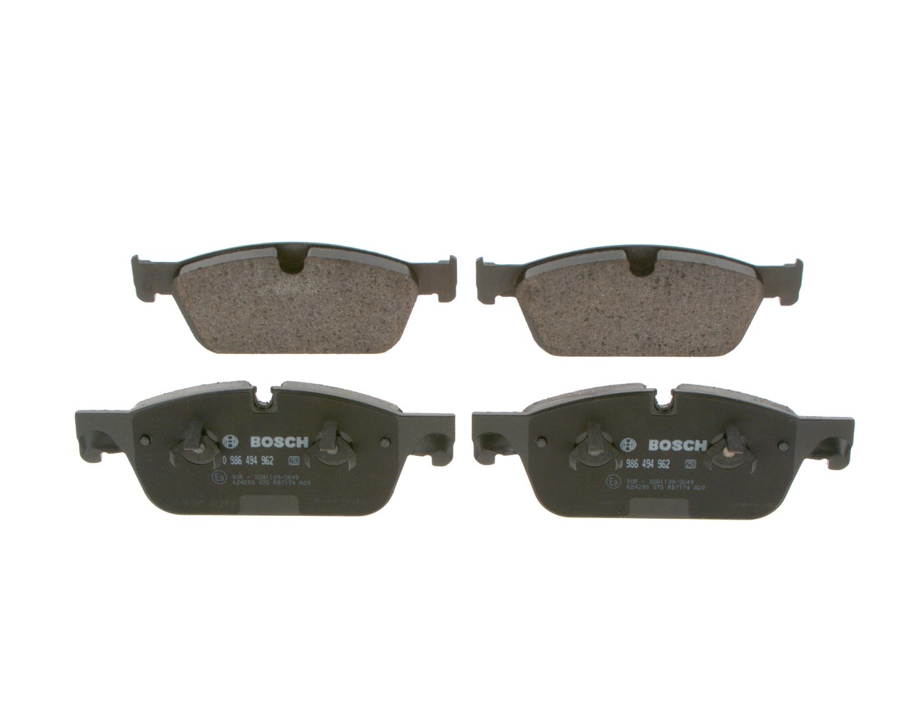 Brake Pad Set, disc brake - 0 986 494 962 BOSCH