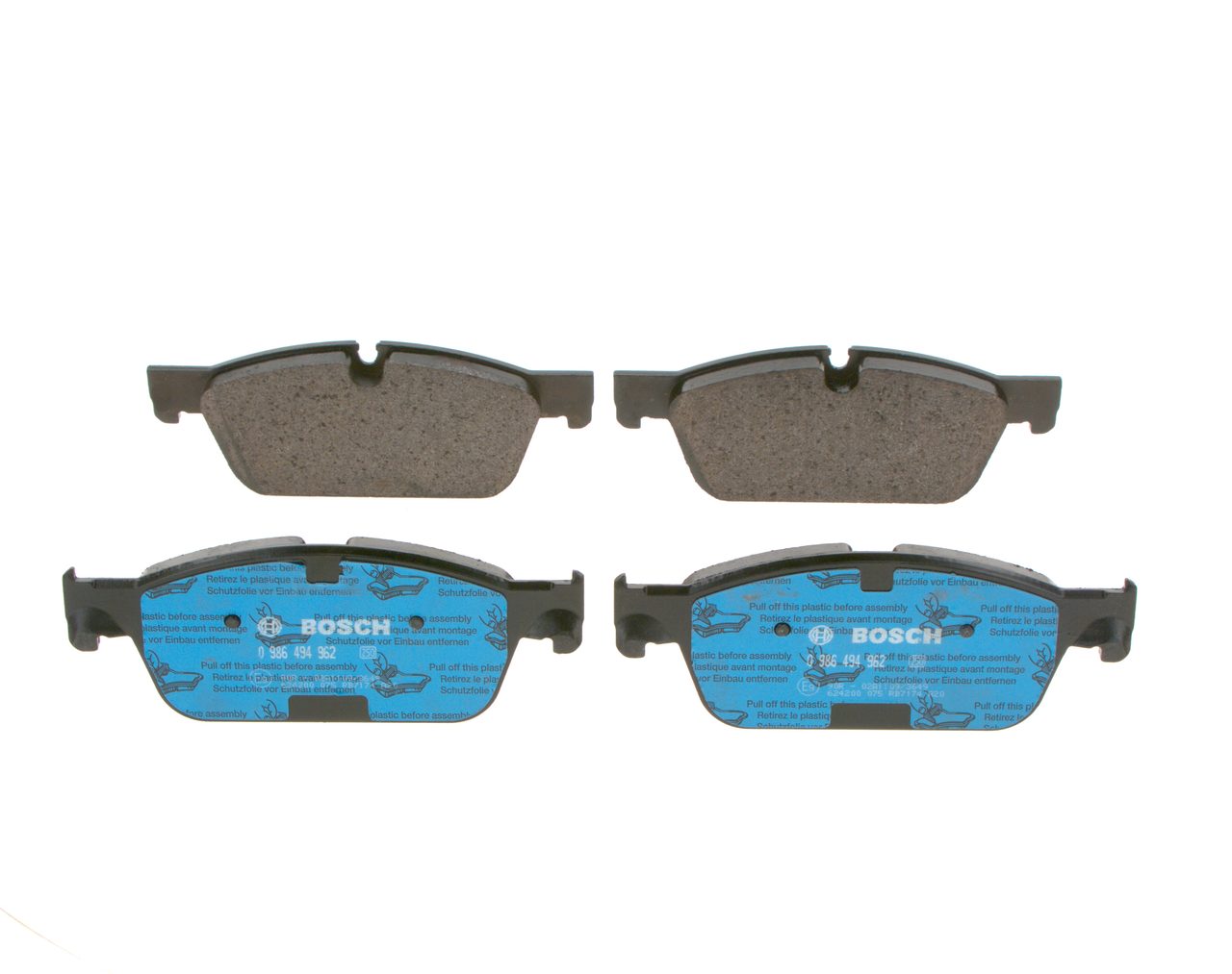 Brake Pad Set, disc brake - 0 986 494 962 BOSCH