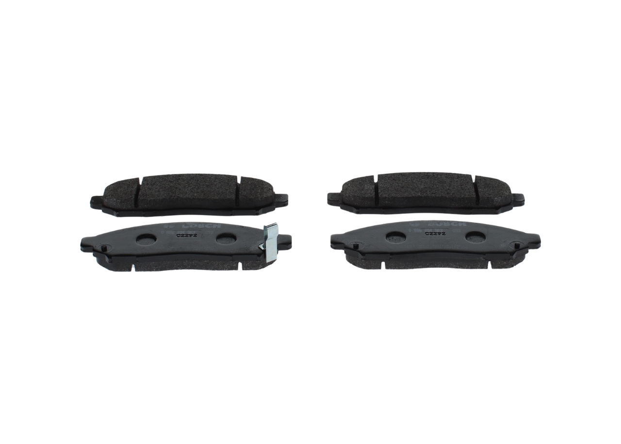 Комплект тормозных колодок, дисковый тормоз - 0 986 494 963 BOSCH