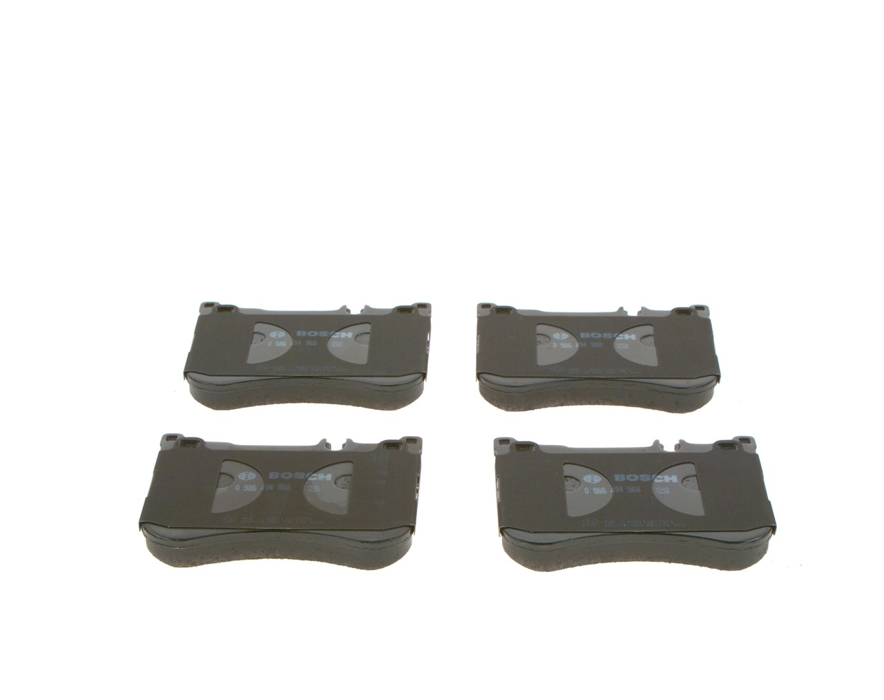 Brake Pad Set, disc brake - 0 986 494 968 BOSCH