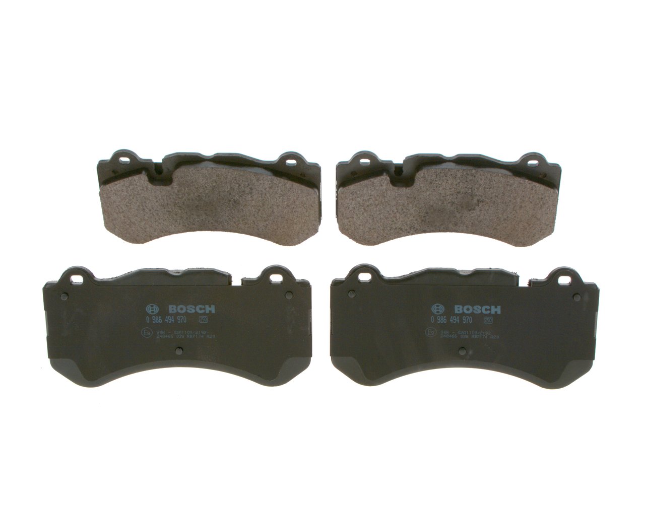 Brake Pad Set, disc brake - 0 986 494 970 BOSCH