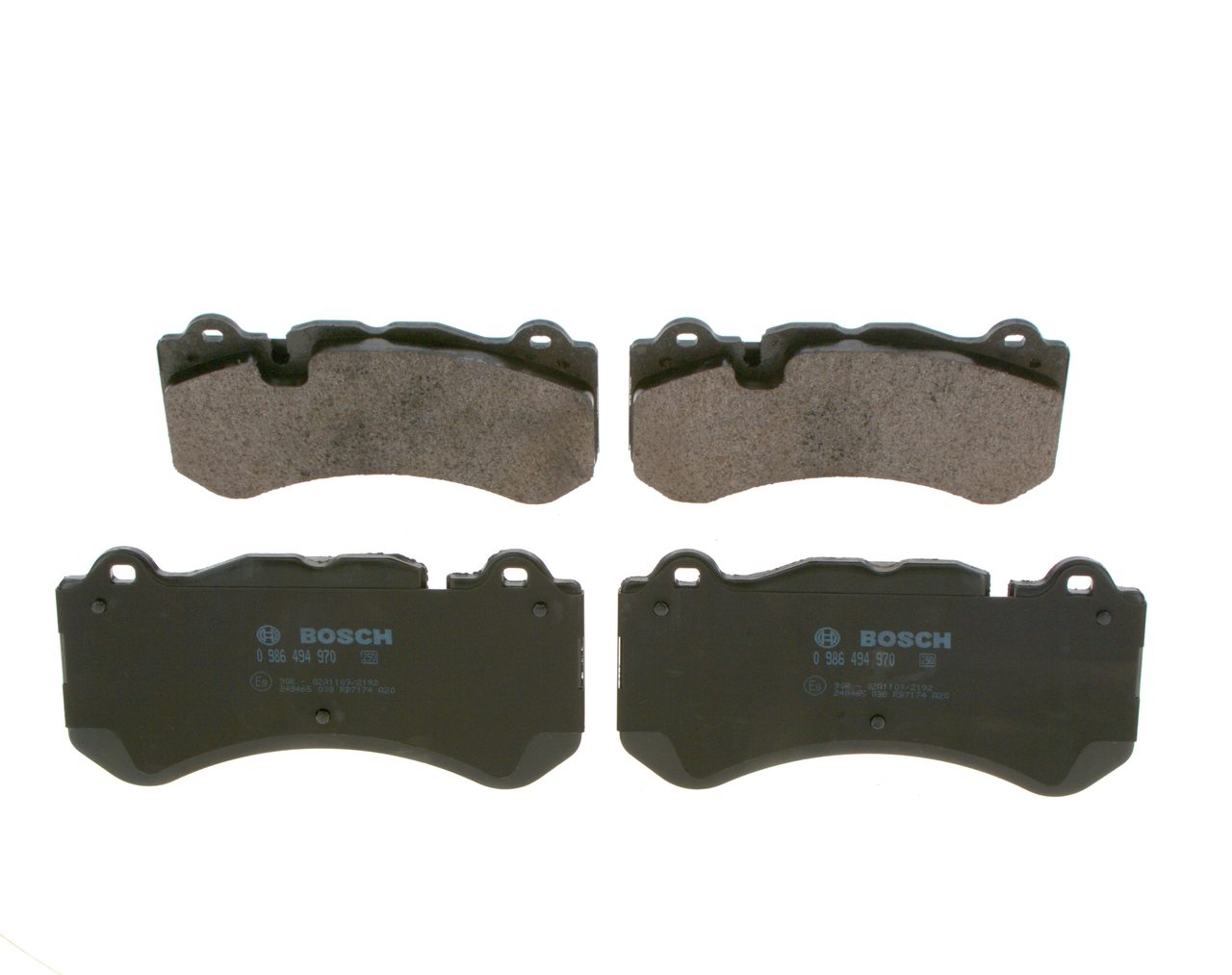 Brake Pad Set, disc brake - 0 986 494 970 BOSCH