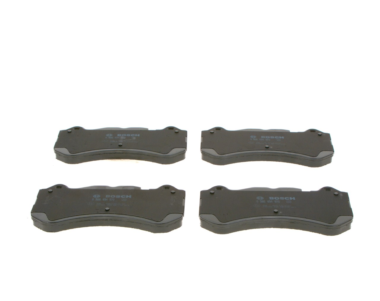 Brake Pad Set, disc brake - 0 986 494 970 BOSCH