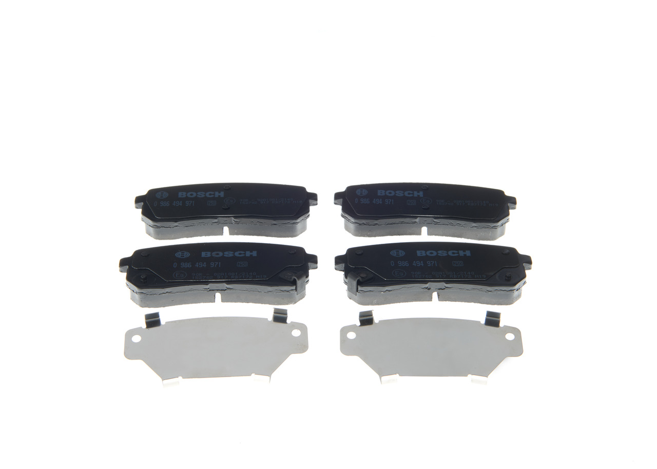 Brake Pad Set, disc brake - 0 986 494 971 BOSCH