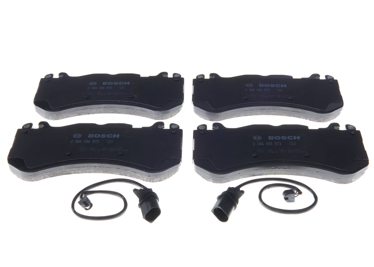 Brake Pad Set, disc brake - 0 986 494 973 BOSCH