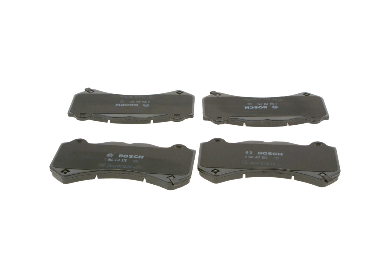 Brake Pad Set, disc brake - 0 986 494 975 BOSCH