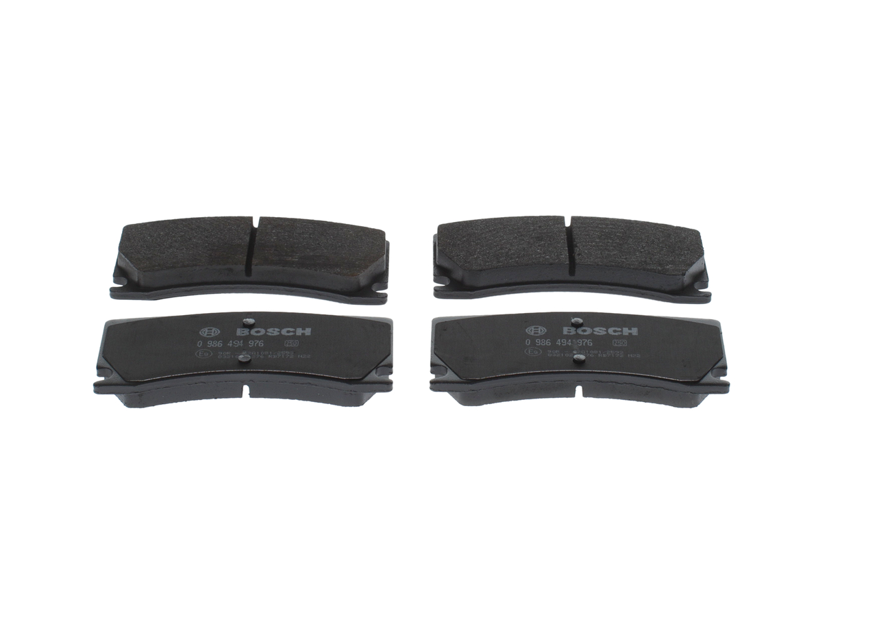 Kit pastiglie freno, Freno a disco - 0 986 494 976 BOSCH
