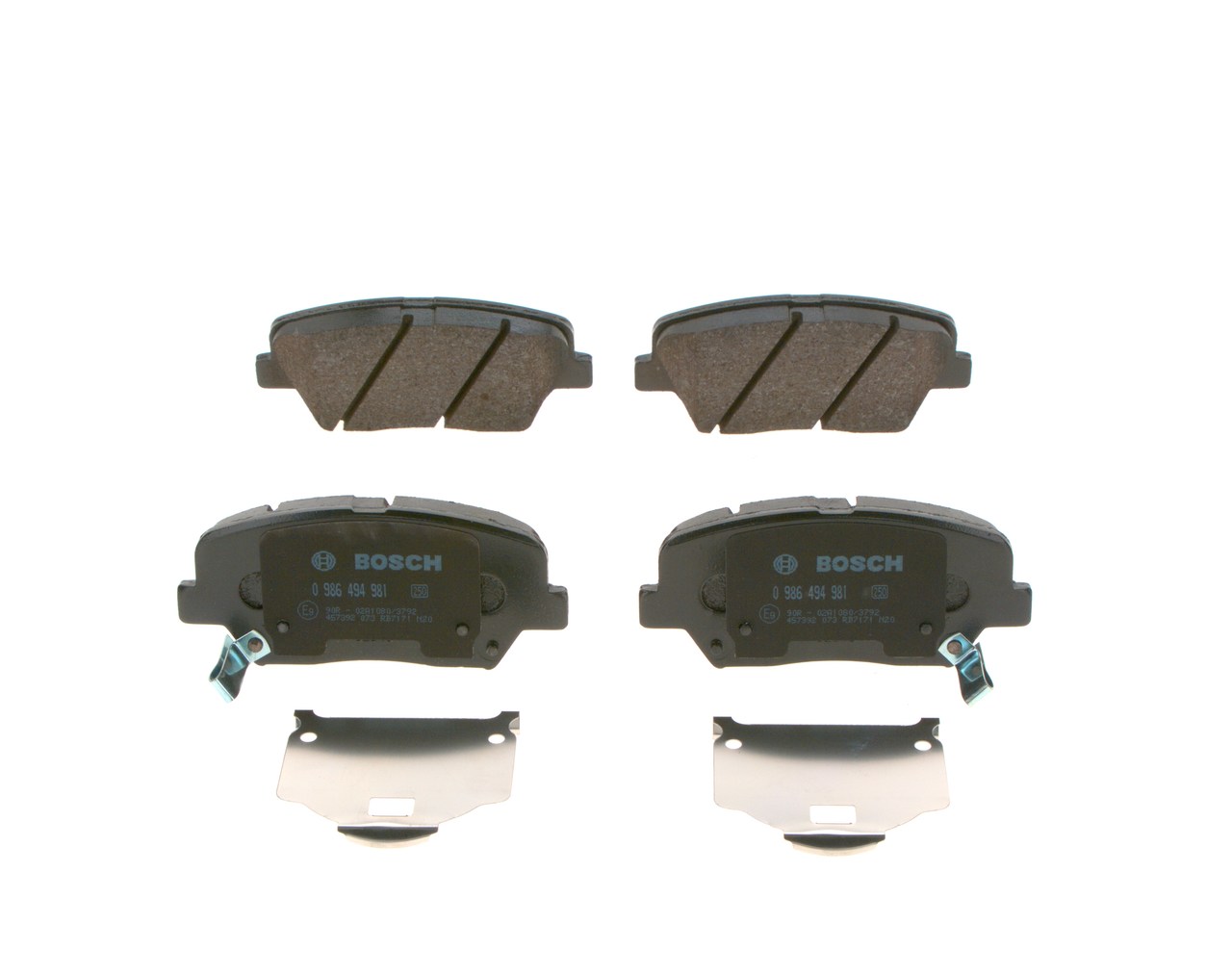 Kit pastiglie freno, Freno a disco - 0 986 494 981 BOSCH