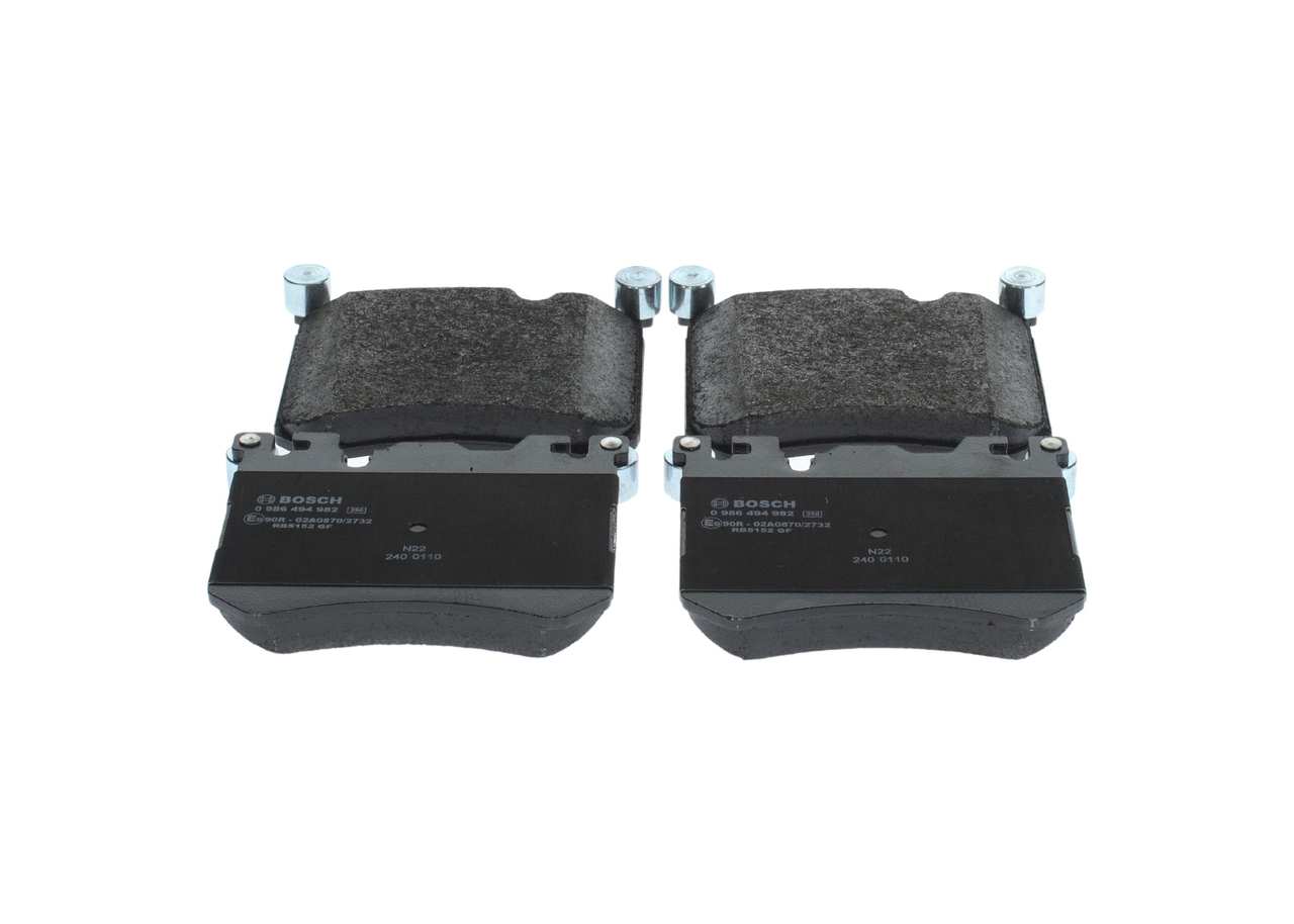 Brake Pad Set, disc brake - 0 986 494 982 BOSCH