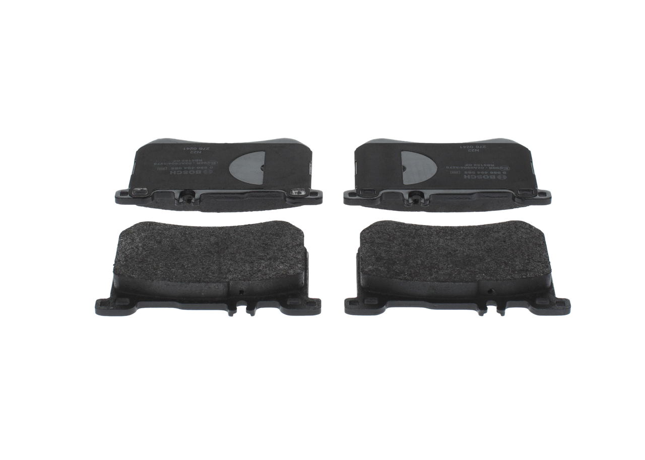 Brake Pad Set, disc brake - 0 986 494 985 BOSCH