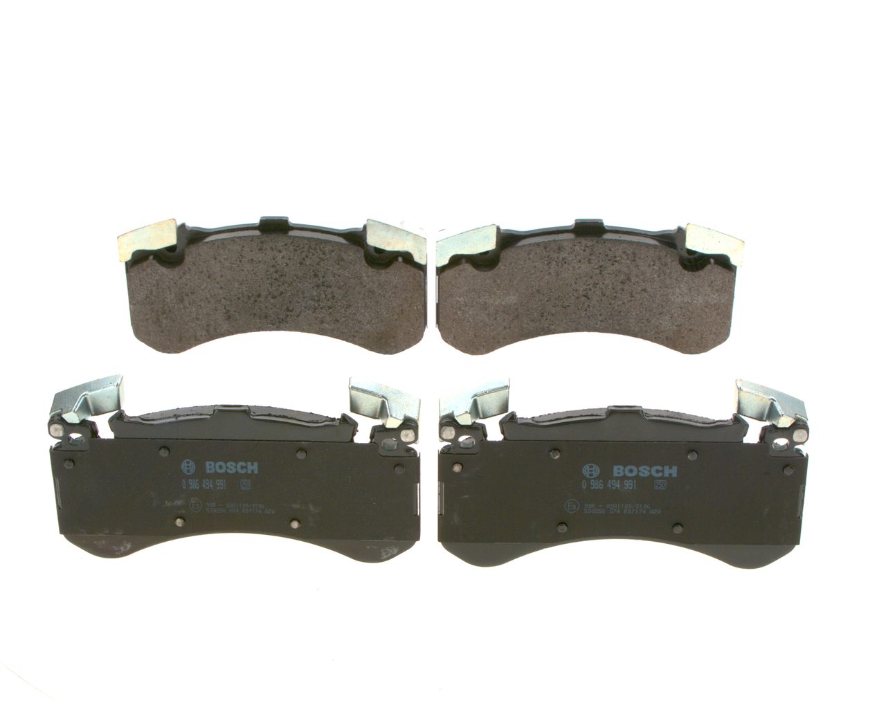 Brake Pad Set, disc brake - 0 986 494 991 BOSCH