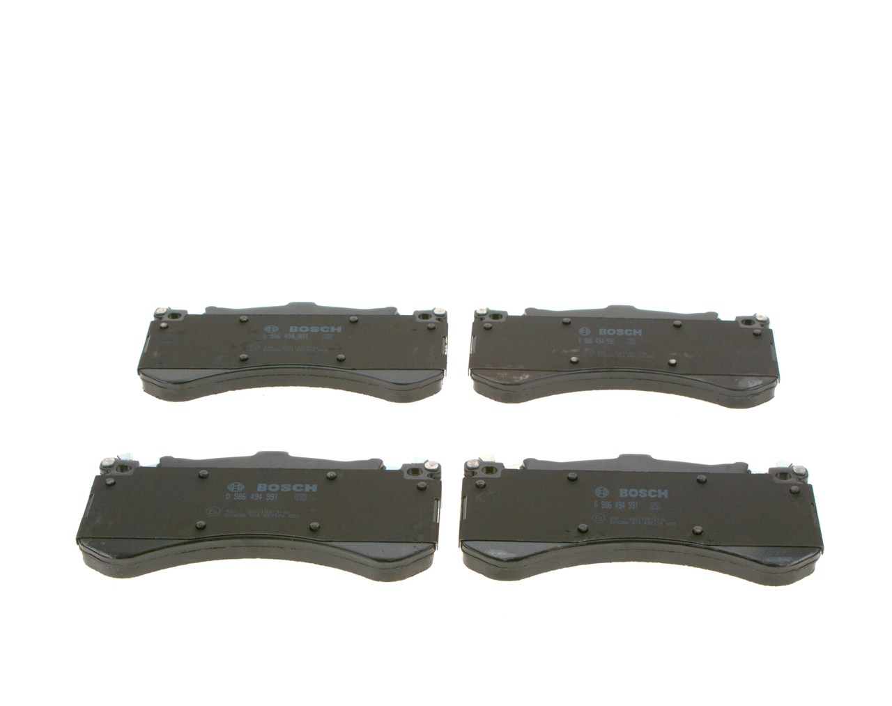 Brake Pad Set, disc brake - 0 986 494 991 BOSCH
