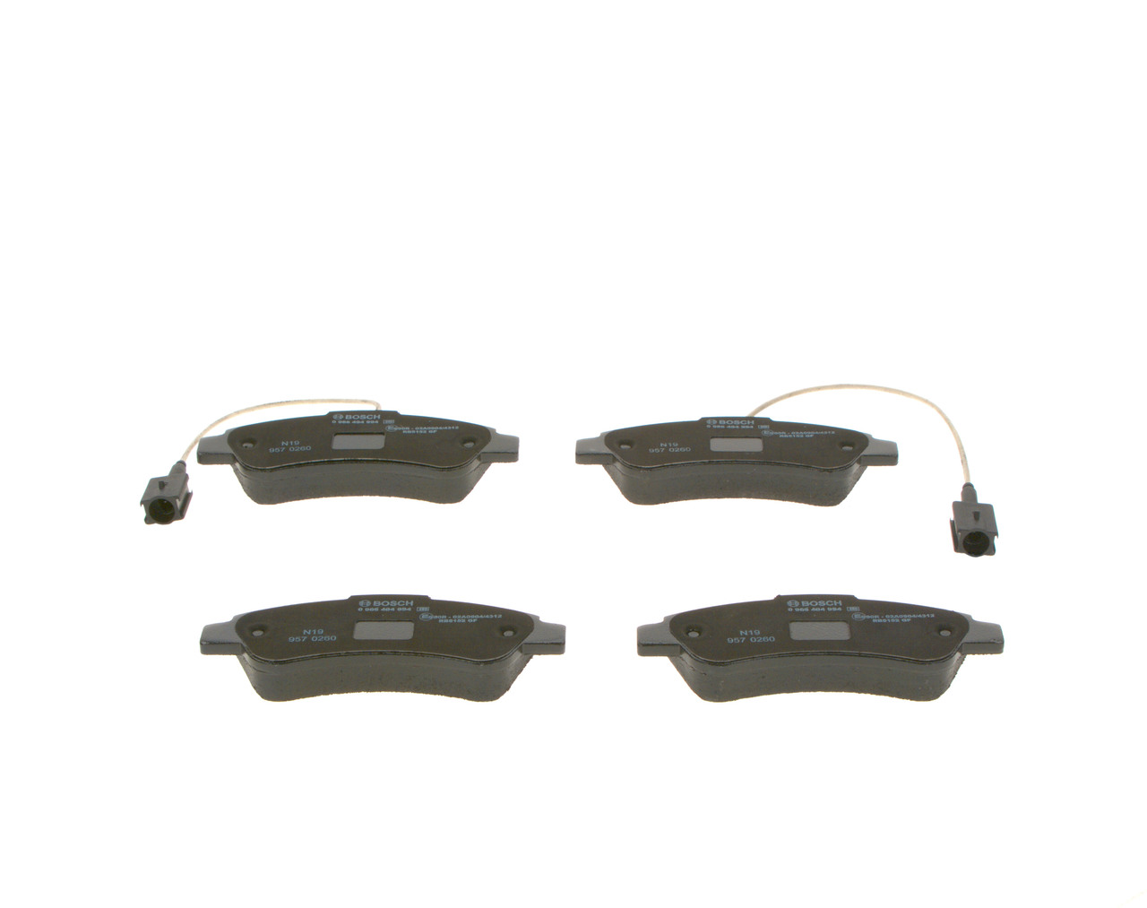 Brake Pad Set, disc brake - 0 986 494 994 BOSCH
