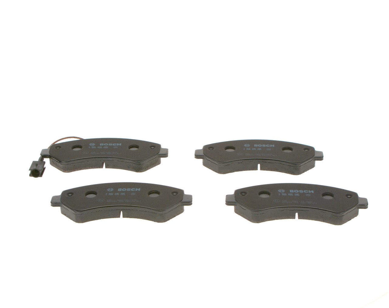 Brake Pad Set, disc brake - 0 986 495 095 BOSCH