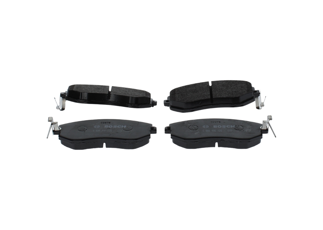 Kit pastiglie freno, Freno a disco - 0 986 495 125 BOSCH
