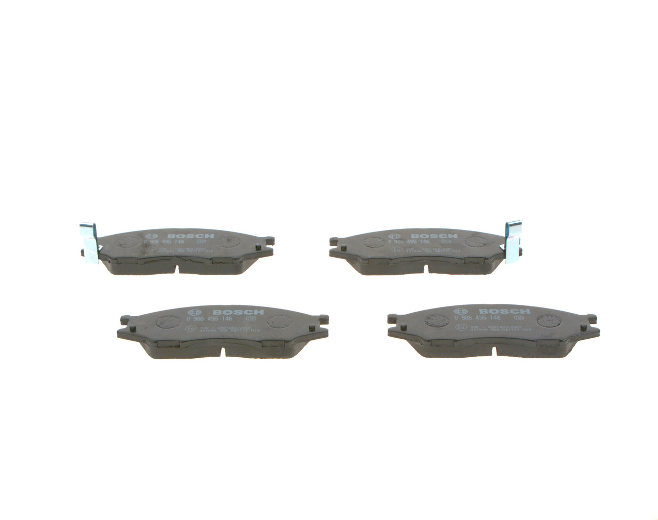 Brake Pad Set, disc brake - 0 986 495 146 BOSCH