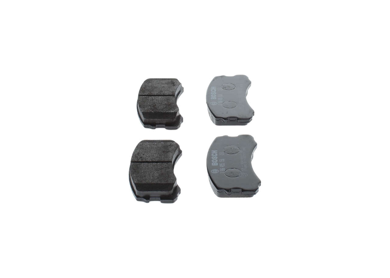 Brake Pad Set, disc brake - 0 986 495 158 BOSCH