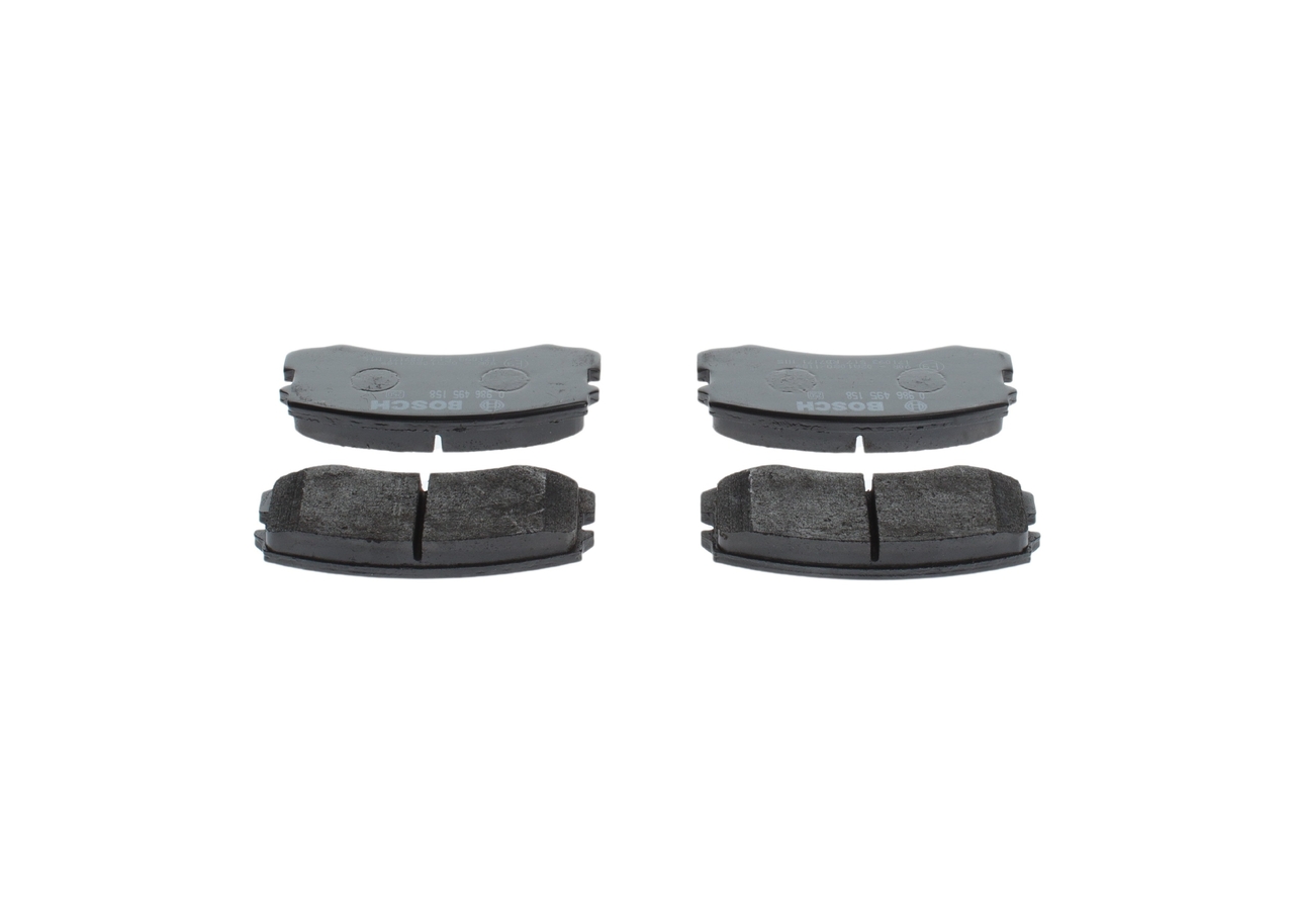 Brake Pad Set, disc brake - 0 986 495 158 BOSCH