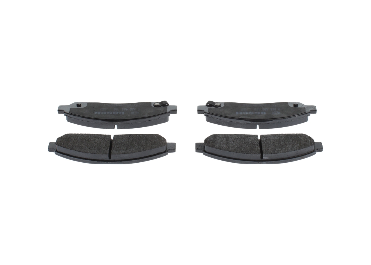 Brake Pad Set, disc brake - 0 986 495 159 BOSCH