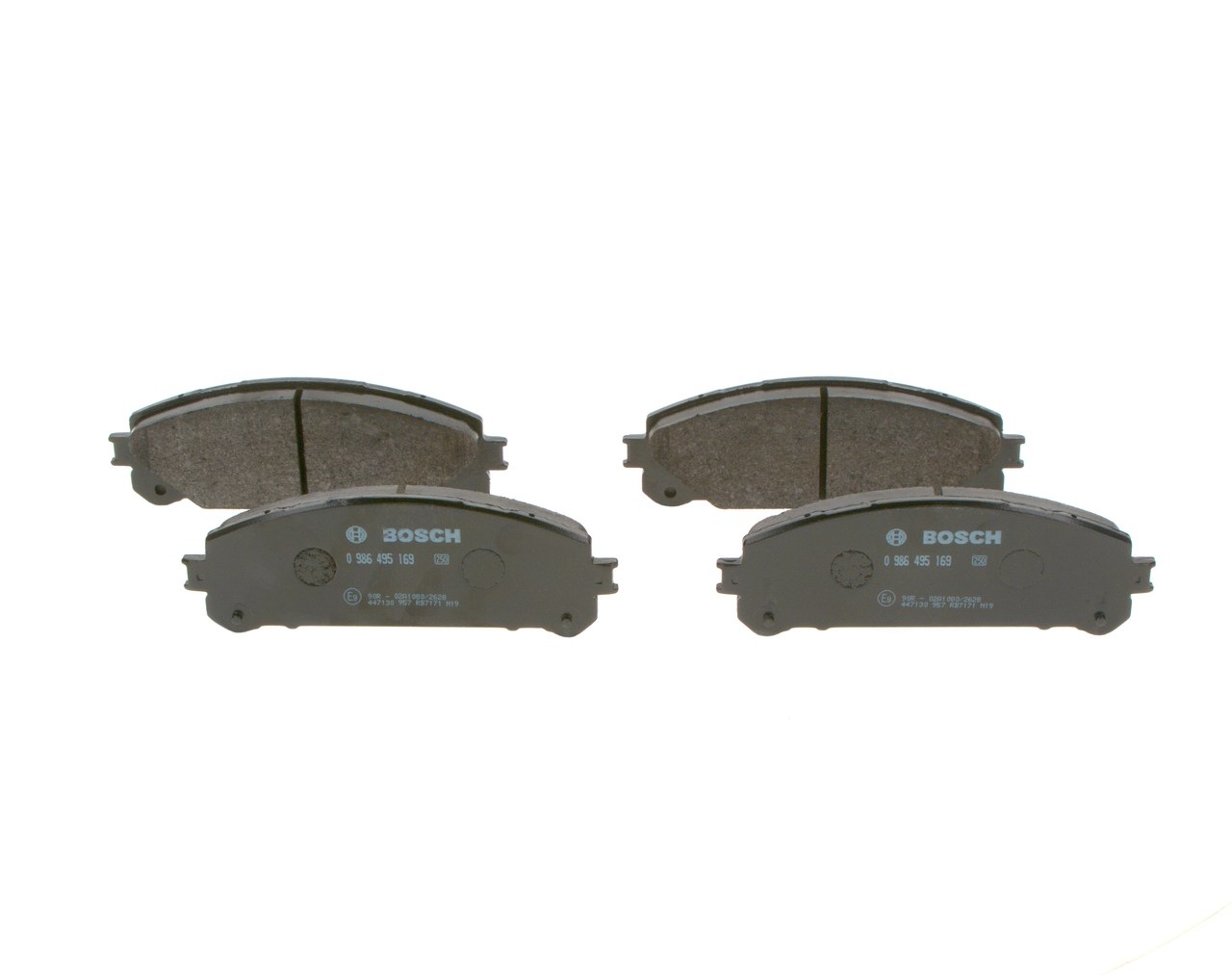 Brake Pad Set, disc brake - 0 986 495 169 BOSCH