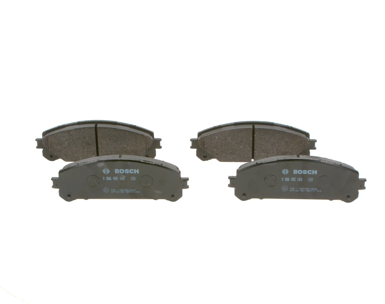 Brake Pad Set, disc brake - 0 986 495 169 BOSCH