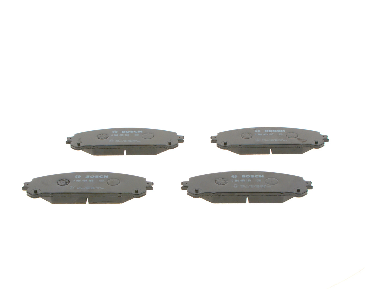Brake Pad Set, disc brake - 0 986 495 169 BOSCH