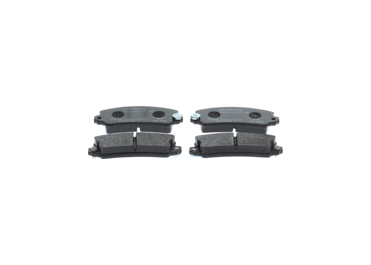 Kit pastiglie freno, Freno a disco - 0 986 495 270 BOSCH