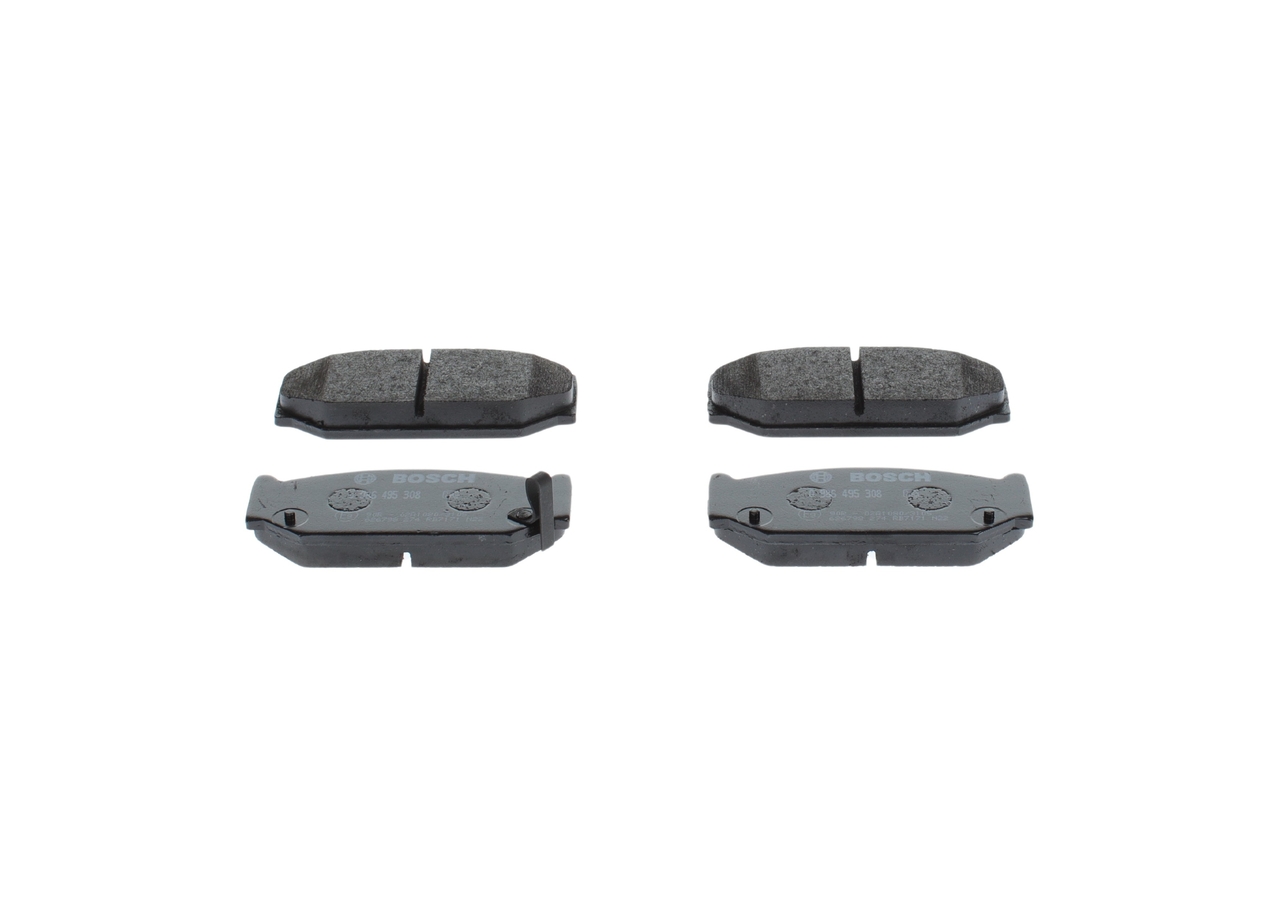 Brake Pad Set, disc brake - 0 986 495 308 BOSCH