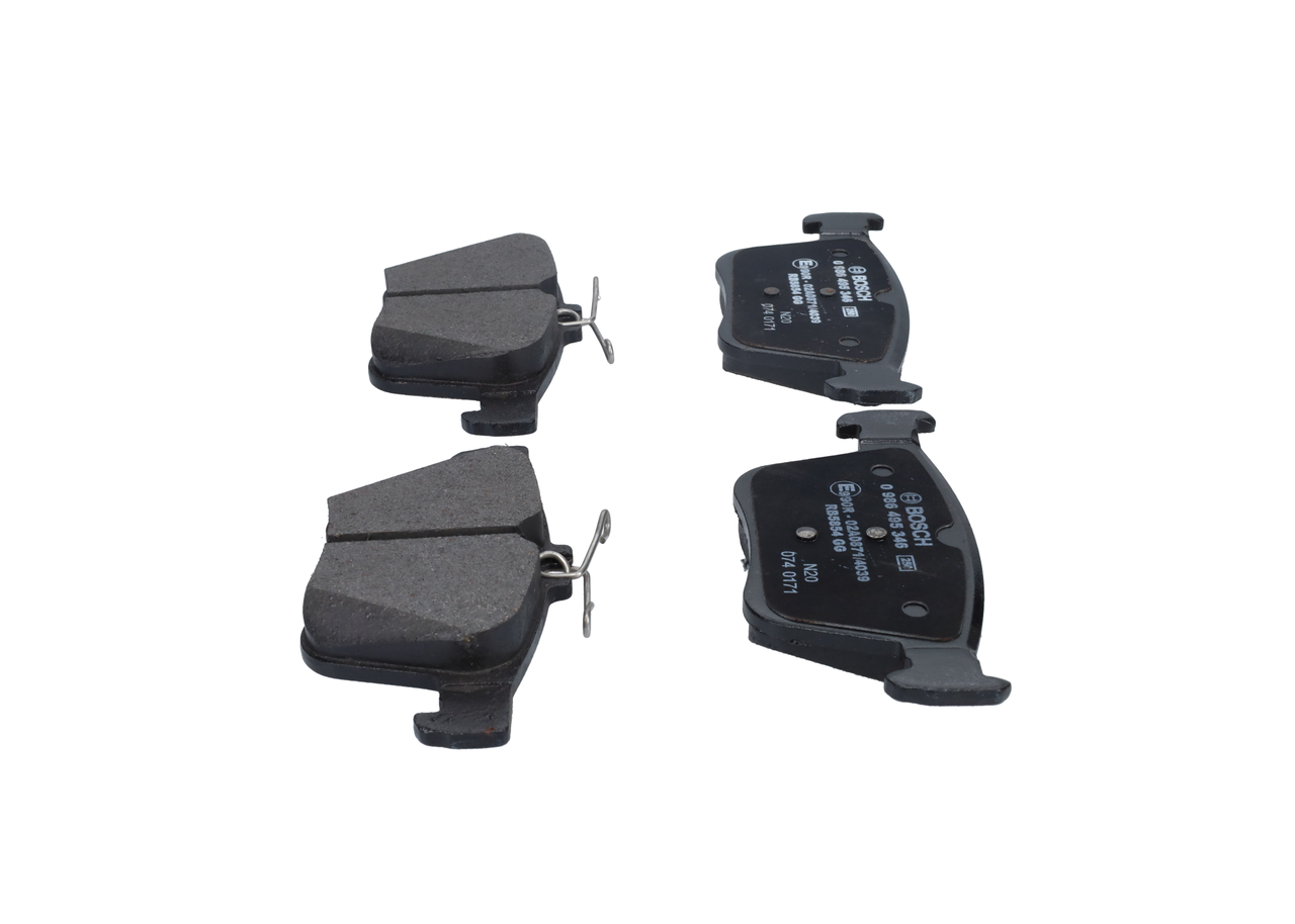 Brake Pad Set, disc brake - 0 986 495 346 BOSCH