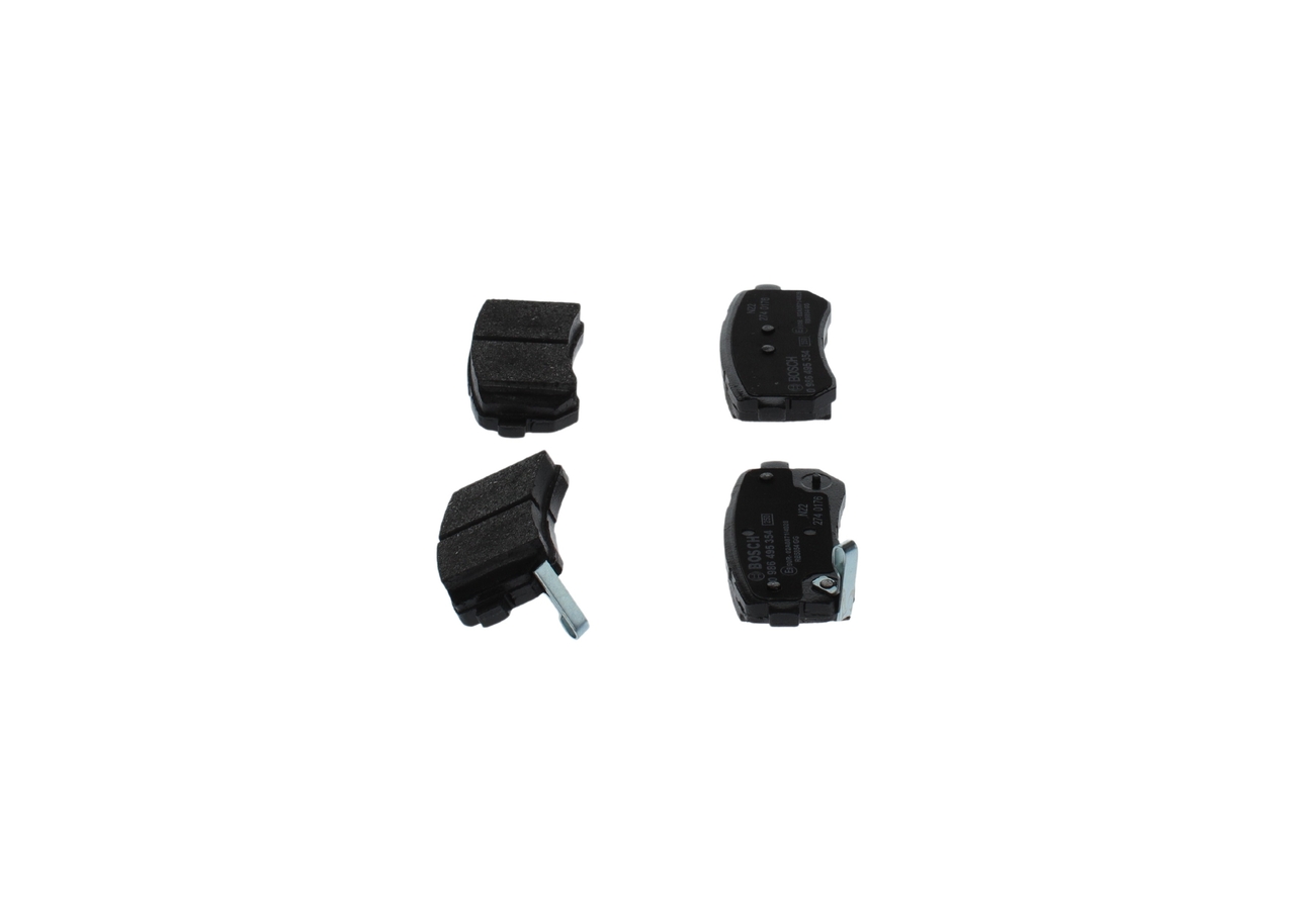 Brake Pad Set, disc brake - 0 986 495 354 BOSCH