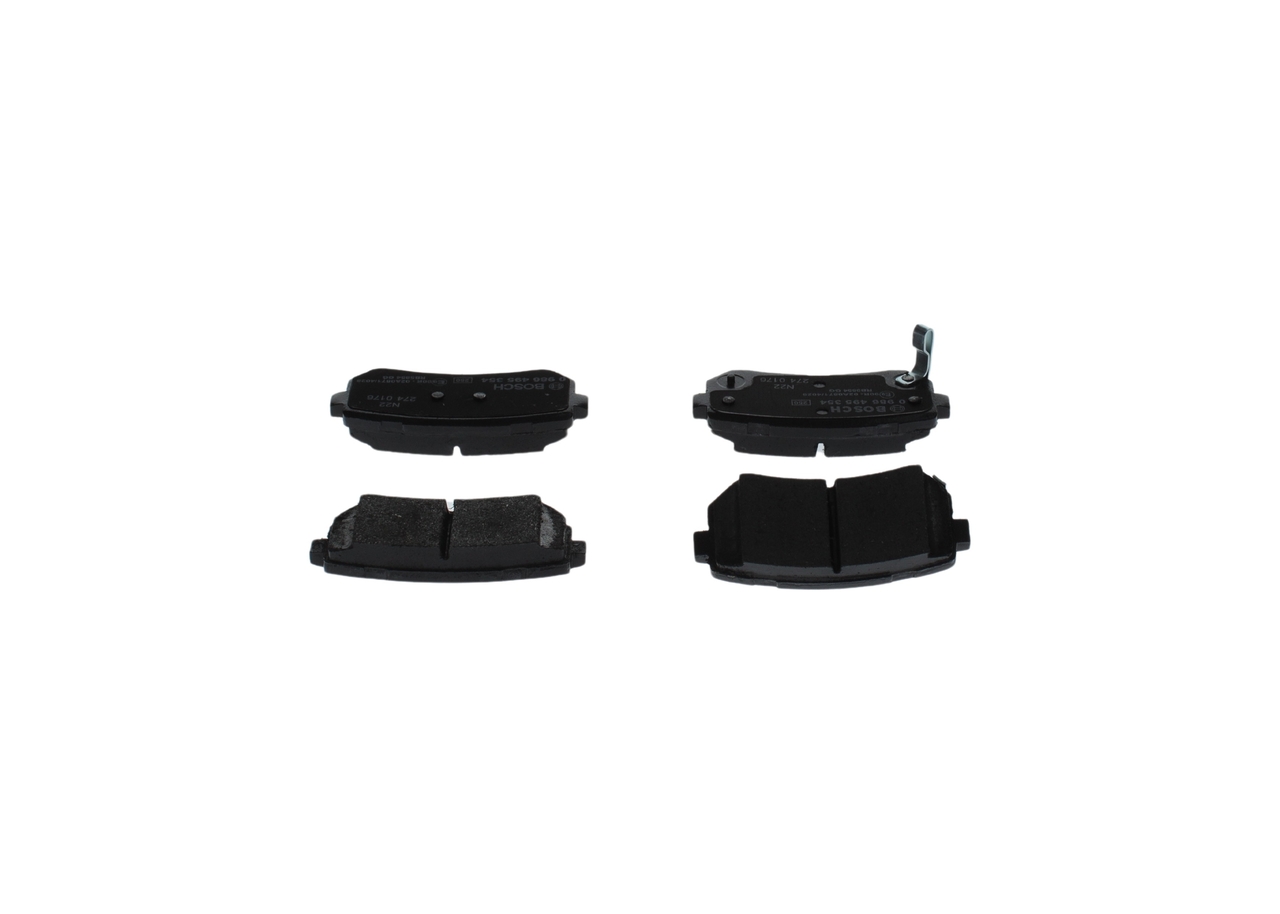 Brake Pad Set, disc brake - 0 986 495 354 BOSCH