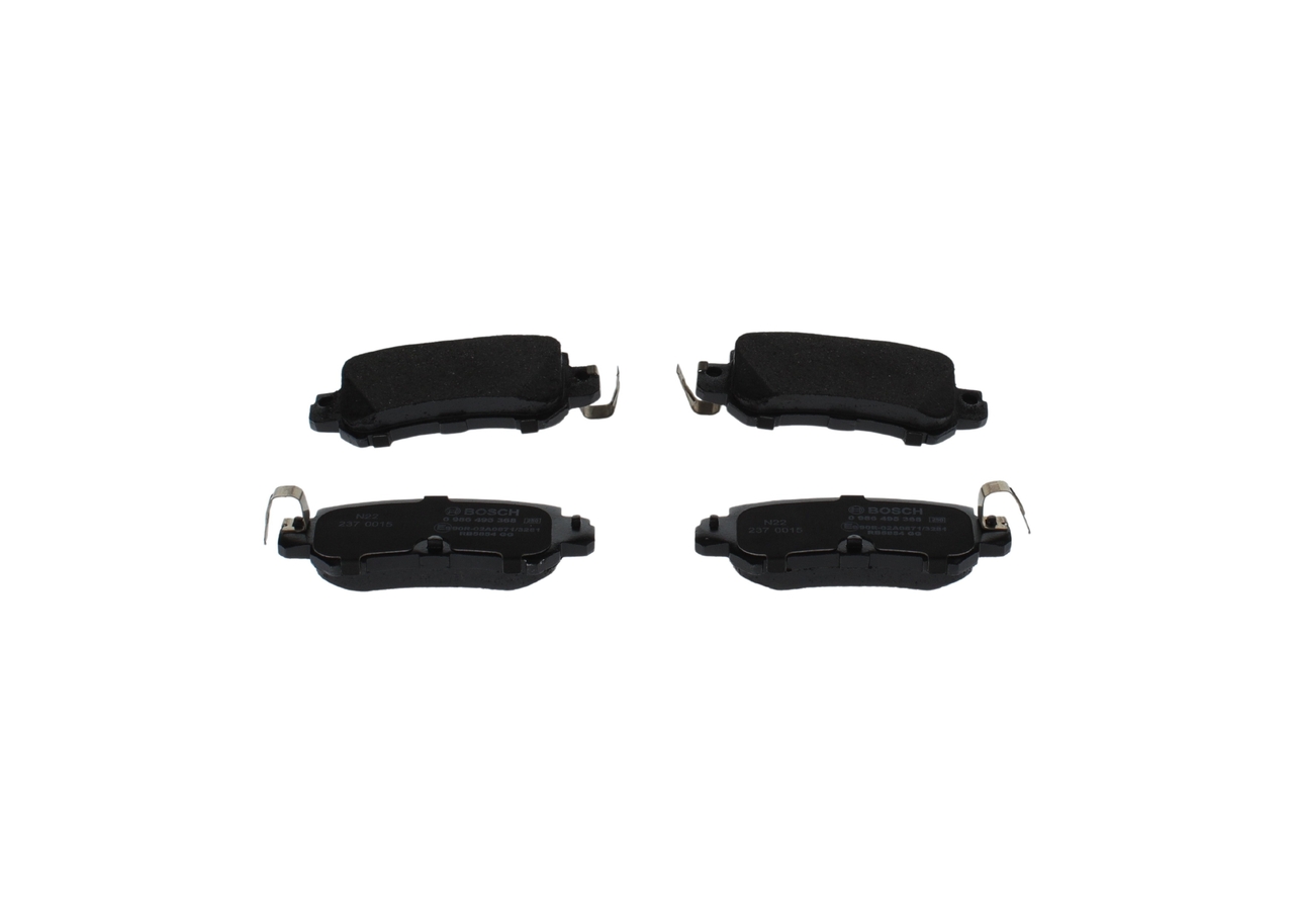 Kit pastiglie freno, Freno a disco - 0 986 495 368 BOSCH